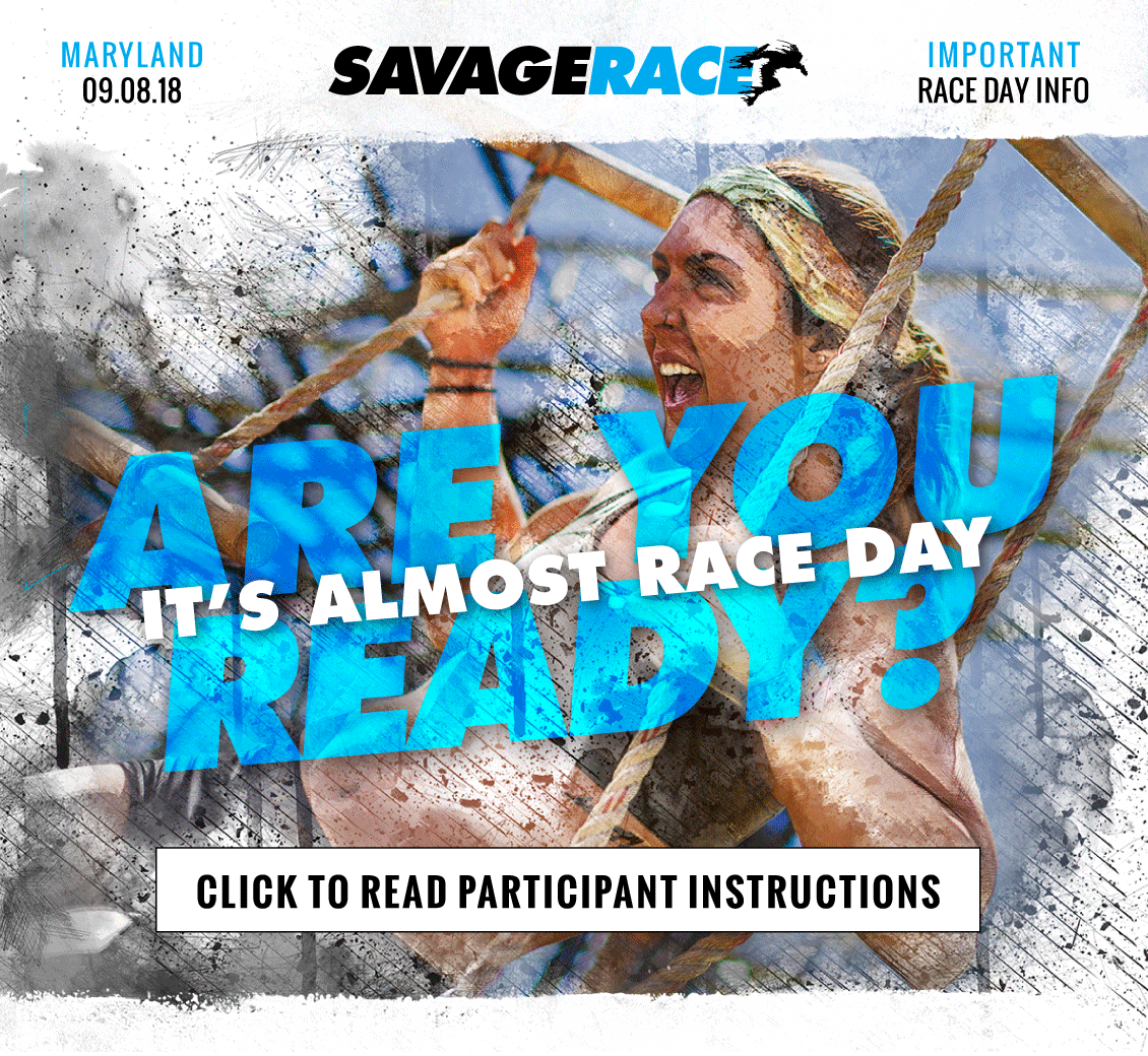 Race Day Information Maryland Fall 2018